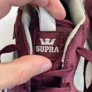 Supra Pecos Sneakers Skateboarding Shoes Marroon  Mens Size‎ 9.5,Athletic Supra Pecos Sneakers Skateboarding Shoes Marroon Mens Size  main image 2
